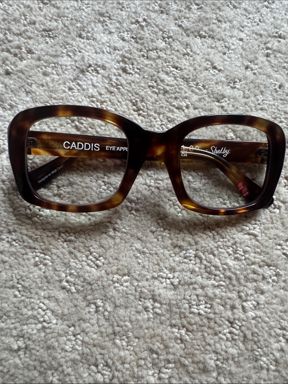 Caddis Shelby Tortoiseshell Square Women’s Glasses